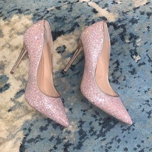 Steve Madden Pink Glitter Heels